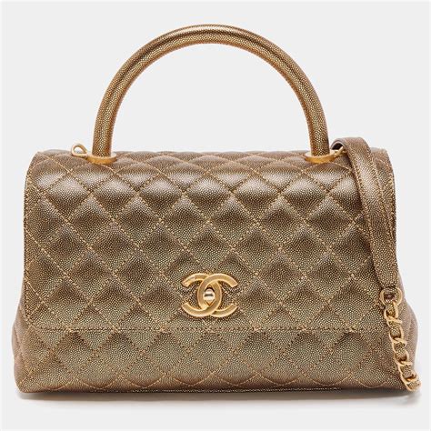 chanel handbags with handle|Chanel coco top handle small.